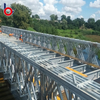 Cấu trúc thép tùy chỉnh cầu Bailey Bridge đúc sẵn cho người đi bộ khung thép tạm thời cầu giàn