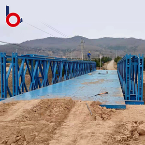 Cấu trúc cầu thép tạm thời tùy chỉnh