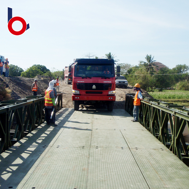 Cấu trúc cầu Bailey Bridge Cấu trúc cầu dành cho nhà máy giá thấp