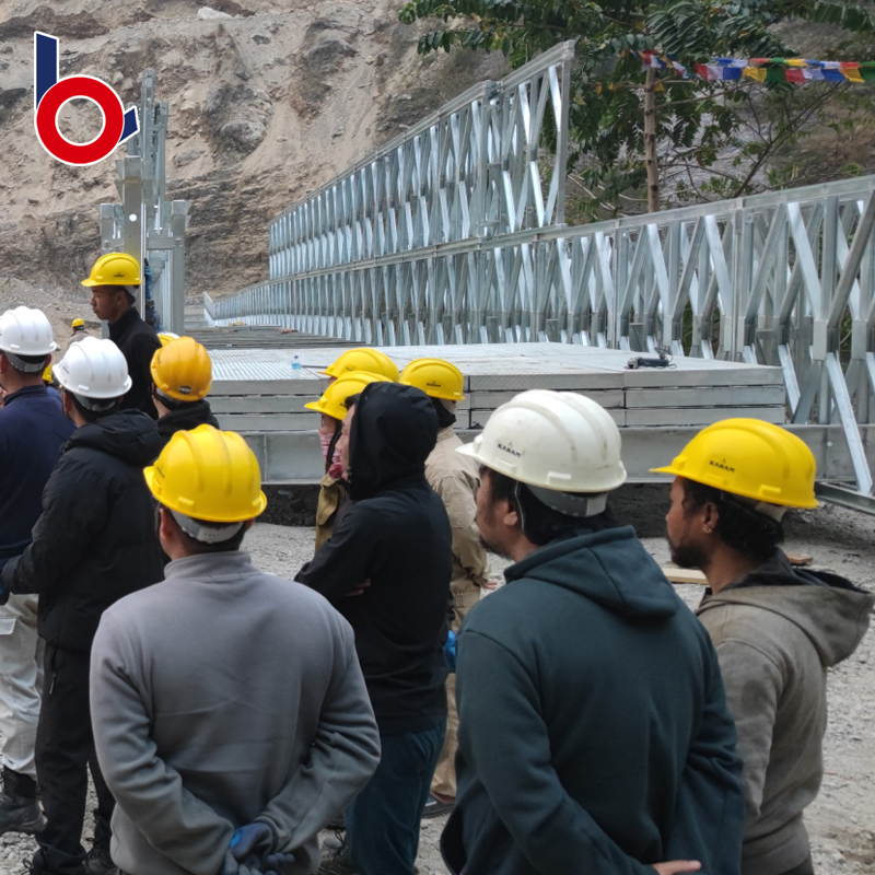 Giá nhà máy Puente Bailey Foundation Nhà cung cấp Trung Quốc Cầu thép tạm thời
