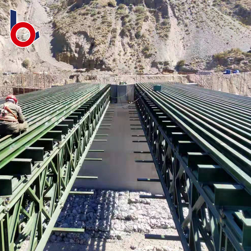 Giá bán nhà máy của cầu Bailey Bridge Steel Stild Bridge Nhà sản xuất Trung Quốc Cầu đi bộ