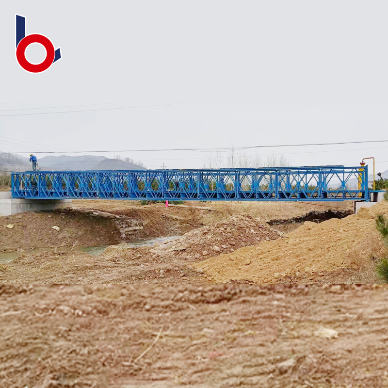 Cấu trúc cầu thép tạm thời tùy chỉnh
