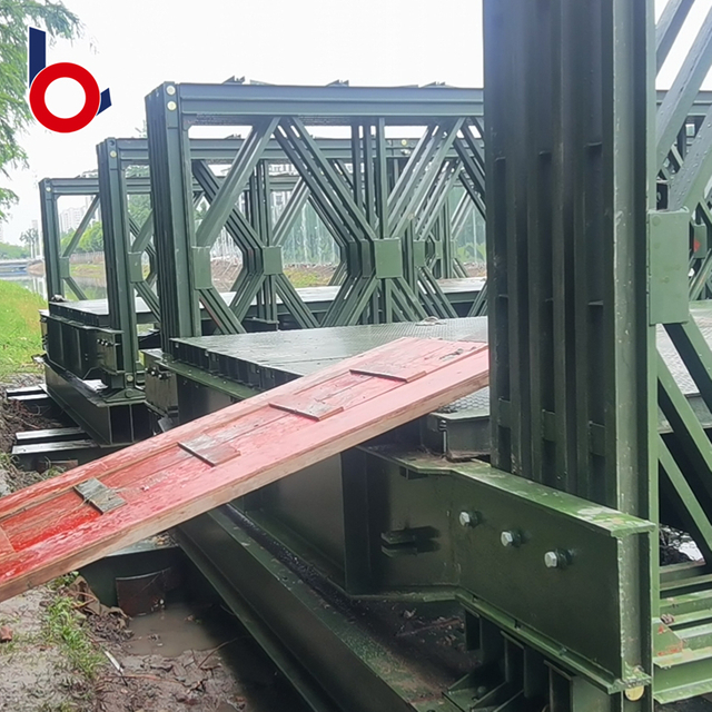 Sản xuất tạm thời chi phí thấp Các thành phần cầu kết cấu thép Bailey mới