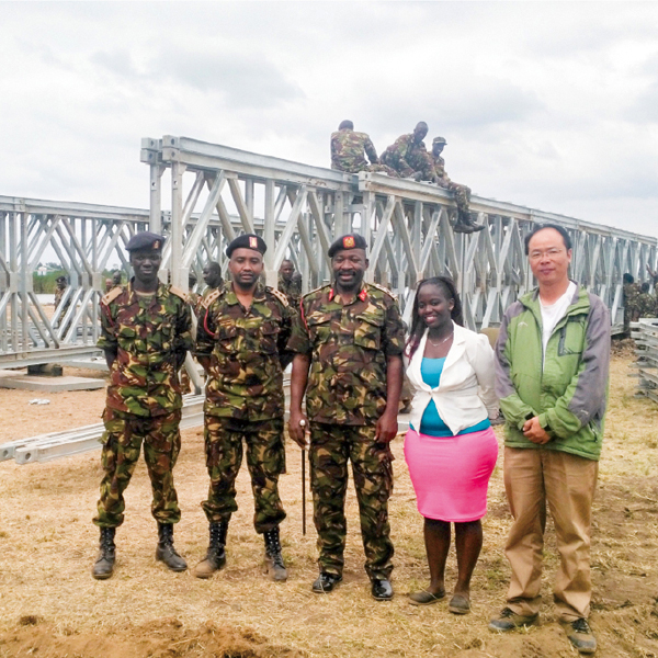 Cầu thép Bailey bán buôn nhất cầu giàn phổ biến nhất