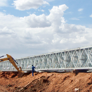 Cầu thép tạm thời Bridge Cổ nhỏ gọn