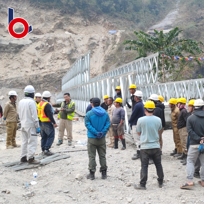 Giá nhà máy Puente Bailey Foundation Nhà cung cấp Trung Quốc Cầu thép tạm thời