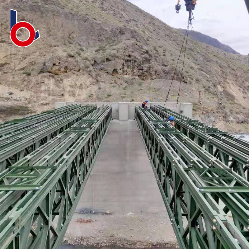 Giá bán nhà máy của cầu Bailey Bridge Steel Stild Bridge Nhà sản xuất Trung Quốc Cầu đi bộ