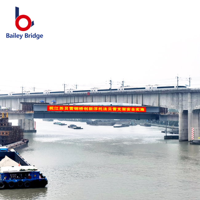 Lắp đặt cầu Bailey