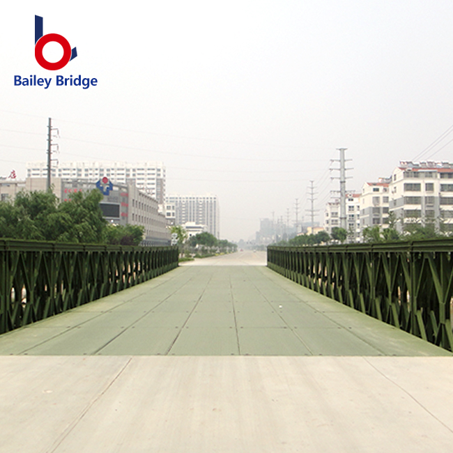Lắp đặt cầu Bailey 321 nhỏ gọn trong khu vực phục hồi khẩn cấp